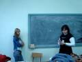 English Philology students acting in class, part 2/10