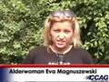 Eva Magnuszewski at CCAG BBQ