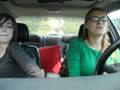 Lindsay and Savannah Car Dancing 2