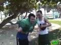 kIMBO sLICE-fIGHTs - Man takes Kimbo tackle for $100
