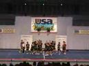 All boy cheerleading team SHOCKERS