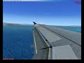 FSX Thomas Cook UK Airbus A321-200 Visual Landing at Athens (LGAV)