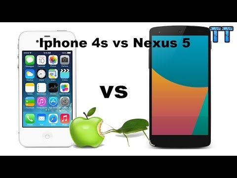 Iphone 4s vs Nexus 5