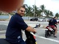 Dan And Guys Cruising Miami Fadi Shows Scooter Handle Dan And Guys Cruising Miami Fadi Shows Scooter Handle