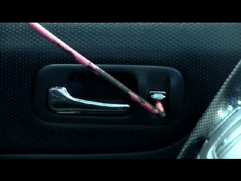 how to unlock a car door without a key