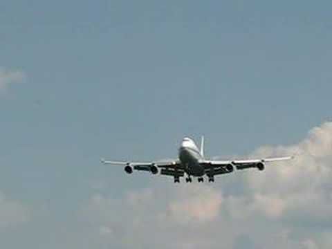 Pristanek Boeing 747