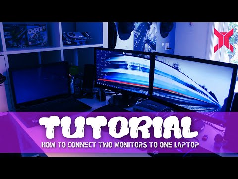 how to connect an external monitor to a laptop