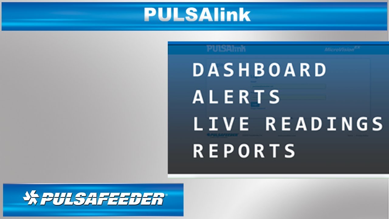PULSAlink Reports, Alerts, Dashboard, Live   Full Length