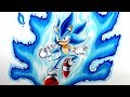How To Draw Super Sonic Blue