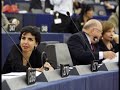 oubliant qu'elle avait un micro, l'ex-ministre de la justice s'est laiss�e aller � quelques confidences sur son malaise au parlement europ�en.