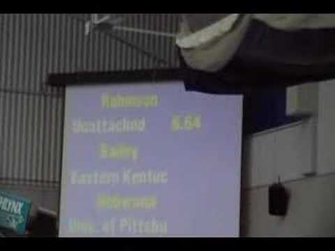 UK INdoor 60m time score