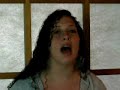 i forced my very talented niece, talya to sing this to me...
isn't she amazing?