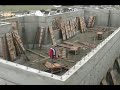 Foundation Level - steel reinforced concrete