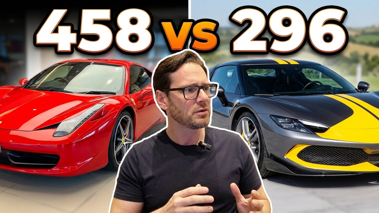 A MELHOR FERRARI: 296 GTB OU 458 ITÁLIA?!