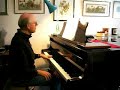 the french composer benjamin godard (1849-95) was actually a violinist, but these late studies show how well he also understood the piano.  his op. 149 comprises four volumes of studies, the second volumen being the six 'etudes m�lodiques' from which this piece comes.  the title of this piece is very evocative, and does not translate easily inte english (twilit gondola-song' is the best i can come up with.  the german subtitle in my edition 'abend am see' (evening on the water) does not seem to come close to the french.  uk viewers of a certain age might agree with me that the theme is reminiscent of the old 'fry's turkish delight' tv ads.  the style is similar to that of chaminade, and like her works, godard's piano pieces are enjoying a minor revival on disc and in the concert hall.
---------------------------------------
played by phillip sear
http://www.psear.co.uk