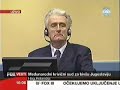Radovan Karadzic - prvo pojavljivanje u Hagu