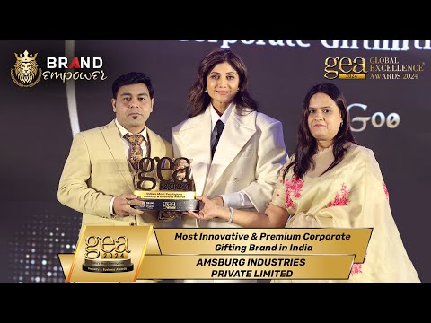 Amsburg Industries Pvt Ltd wins Award for Most Innovative & Premium Corporate Gifting Brand in India