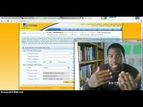 how to obtain a d&b number