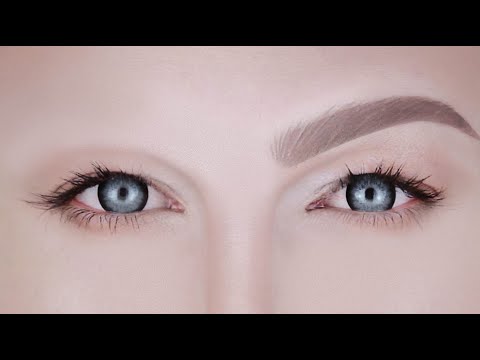 how to draw on eyebrows properly