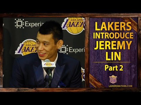 Jeremy Lin Lakers Press Conference (PT. II): On Fans In Asia, And Learning From Kobe