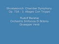 shostakovich: chamber symphony, op. 73a - 3. allegro con troppo

rudolf barshai
orchestra sinfonica di milano giuseppe verdi