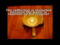Magnet moves water (diamagnetism)