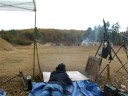 Dad shooting the .50 cal