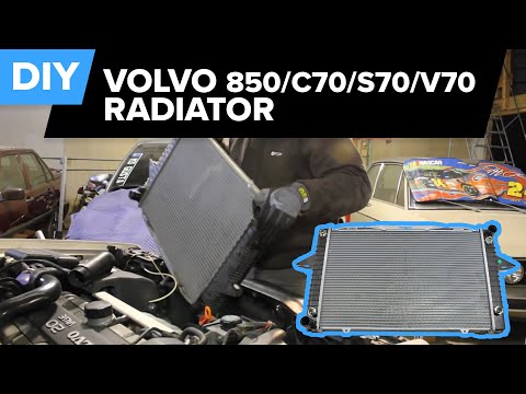 how to drain volvo radiator