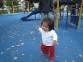 lil just walking around the park