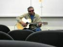 ken's concert at the jobsite.