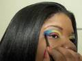 Toucan Eyes Very colorful eyeshadow tutorial Non MAC
