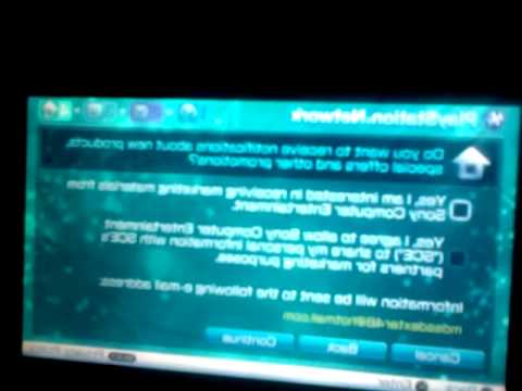 how to sign up at playstation network