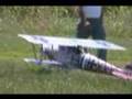 RC model airplane Pfalz DIII.a maiden flight