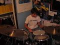 my friend aaron krouse rockin the house with his nick mason drum solo biatch