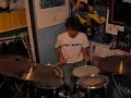 my friend aaron krouse rockin the house with his nick mason drum solo biatch