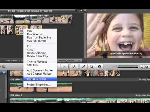 how to isolate videos on iphoto