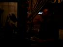 David playing the electronic drums at open mic night