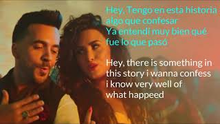Luis Fonsi Demi Lovato Echame LA Culpa Song Lyrics