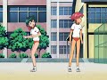 keroro and kururu messing with natsumi
