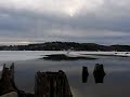 kipawa water crossing on snowmobile