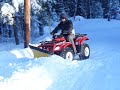 Plowing Snow with the Suzuki Eiger & Country Plow - Is That All You GOt?? Plowing Snow with the Suzuki Eiger & Country Plow - Is That All You GOt??