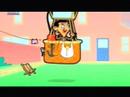 mr.bean animatie:auto race
