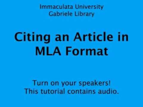 video-linktoworks-Citing an Article in MLA Format