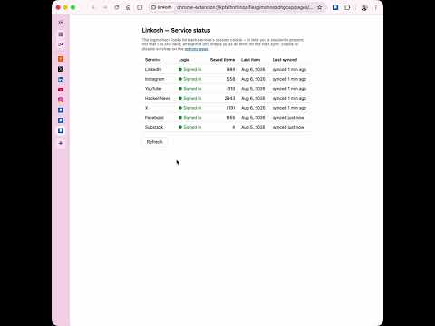 Watch Linkosh in action on YouTube