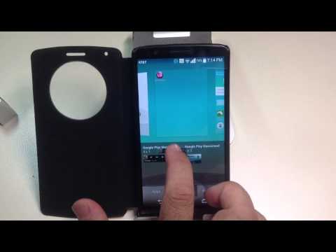 how to remove widgets from at&t lg phone