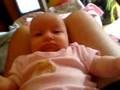 Baby Tia taking a poop :)