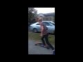 Longboarding fail: in slowmotion!