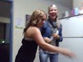 Leo and Christine doing the macarena