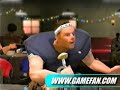 Mexican restaurant conversation.  McMahon talks to Mossie about his career in the Genesis days.