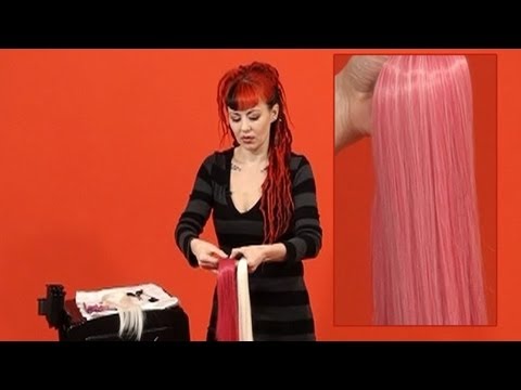 how to dye fiber hair extensions